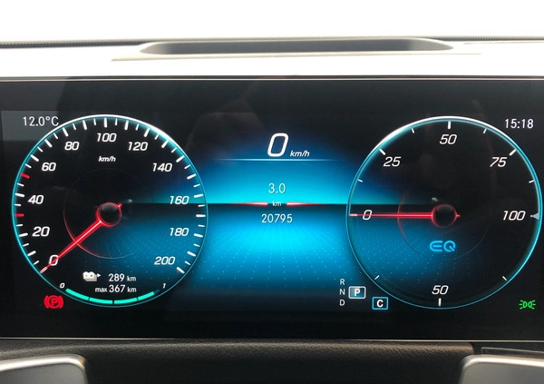 Mercedes-Benz EQB cena 239900 przebieg: 20795, rok produkcji 2021 z Wrocław małe 407